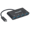 Imagen de HUB USB-C V3.2  4 Ptos A, 5Gbps