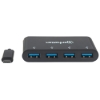 Imagen de HUB USB-C V3.2  4 Ptos A, 5Gbps