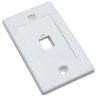 Imagen de TAPA (FACEPLATE) 1 PERFORACION BLANCO