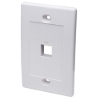 Imagen de TAPA (FACEPLATE) 1 PERFORACION BLANCO