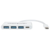 Imagen de HUB USB-C V3.2  3 Ptos A + 1 Pto C PD  60W, 5Gbps