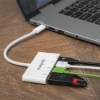 Imagen de HUB USB-C V3.2  3 Ptos A + 1 Pto C PD  60W, 5Gbps