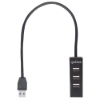 Imagen de HUB USB-A V2.0  3 Ptos y V3.0 1 Pto SIN fuen