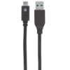 Imagen de Cable USB-C V3.2 C-A  1.0M Negro, 10Gbps