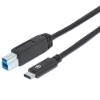Imagen de Cable USB-C V3.2, C-B 2.0M, 5Gpbs