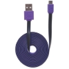 Imagen de Cable USB V2 A-Micro B, Blister PLANO 1.0M Morado/Negro