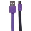 Imagen de Cable USB V2 A-Micro B, Blister PLANO 1.0M Morado/Negro