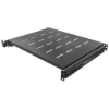 Imagen de Charola Gabinete 19", 1U, Deslizable, Ajustable 60-80cm, Ventilada, 35kg