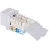 Imagen de JACK CAT 6  SIN HERRAMIENTA (KEYSTONE) BLANCO C/BLOQUEO