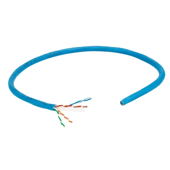 Imagen de BOBINA Cat 6  UTP 305M Solida Azul