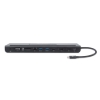 Imagen de Docking USB-C 11 ptos, HDMI/DP/VGA, USB-C PD/2xUSBv3.2/USBv2.0, Red/Audio/SD/micro SD