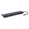 Imagen de Docking USB-C 11 ptos, HDMI/DP/VGA, USB-C PD/2xUSBv3.2/USBv2.0, Red/Audio/SD/micro SD