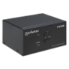 Imagen de MUX KVM HDMI Doble Monitor 2:1,  4K@30Mhz USB2.0 Audio