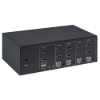 Imagen de MUX KVM HMDI Doble Monitor 4:1, 4K@30Mhz USB2.0 USB 2.0