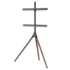 Imagen de Soporte TV c/tripode 32kg, 45" a 65" Aluminio, Acero y Madera, Ajuste Altura