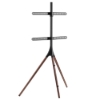 Imagen de Soporte TV c/tripode 32kg, 45" a 65" Aluminio, Acero y Madera, Ajuste Altura