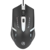 Imagen de Mouse Optico Luminiscente RGB USB Negro