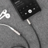 Imagen de Cable Audio Estereo 3.5mm Exten. M-H 2.0M Negro/Aluminio Plateado
