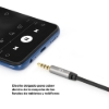 Imagen de Cable Audio Estereo 3.5mm M-M 5.0M Negro/Aluminio Plateado