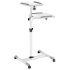 Imagen de Soporte Proyector tipo carro 10kg, dos bandejas para 10kg c/una, para proyectores y laptops