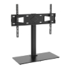 Imagen de Soporte TV p/mesa 45kg, 32" a 65" Altura Ajustable, Base de Vidrio