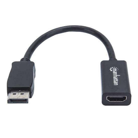 Imagen de Adaptador DisplayPort M a HDMI H, Cable 15cm 1080P
