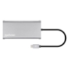 Imagen de Docking USB-C 12 ptos, HDMIx3, USB-C PD/USB-C/2xUSBv3.2/2xUSBv2.0, Red/SD/micro SD