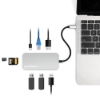 Imagen de Docking USB-C  8 ptos, HDMI, USB-C PD/2xUSBv3.2/USBv2.0, RED,SD/Micro SDD