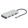 Imagen de Docking USB-C  8 ptos, HDMI, USB-C PD/2xUSBv3.2/USBv2.0, RED,SD/Micro SDD