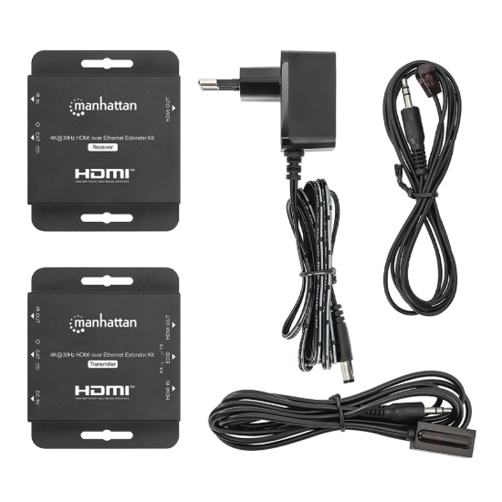 Imagen de Extensor Video HDMI, 70M-HD o 40M-4K via Cat 6