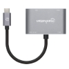 Imagen de Docking USB-C  4 ptos, HDMI/VGA, USB-A/USB-C PD