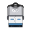 Imagen de Adaptador USB-C V3.2 Gen1, AM-CH, 5Gbps 3A, Aluminio Gris Espacial/Negro