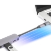 Imagen de Adaptador USB-C V3.2 Gen1, AM-CH, 5Gbps 3A, Aluminio Gris Espacial/Negro