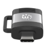 Imagen de Adaptador USB-C V3.2 Gen1, CM-AH, 5Gbps 3A, Aluminio Gris Espacial/Negro