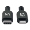 Imagen de Cable Lightning a USB-C 0.5m, Negro