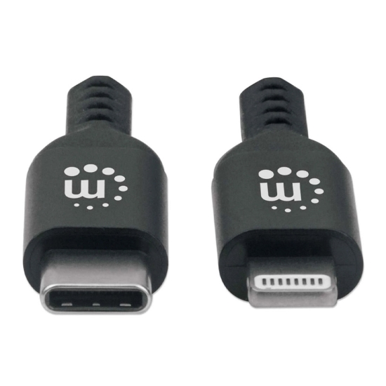 Imagen de Cable Lightning a USB-C 0.5m, Negro