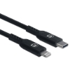 Imagen de Cable Lightning a USB-C 0.5m, Negro
