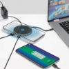 Imagen de Docking USB-C  8 ptos, HDMI, USB-C PD,3xUSB-A,Carga Inalambrica