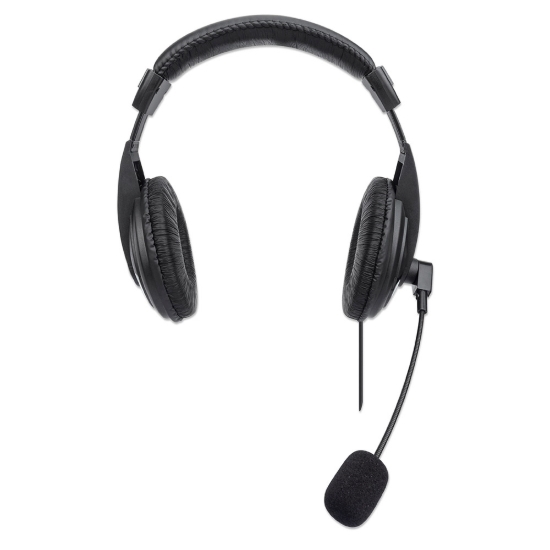 Imagen de AUDIFONO C/MICROFONO USB MEDIANO, CONTROL INTEGRADO