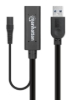 Imagen de Cable USB V3.2 Ext. Tipo A 15.0M Negro, 5Gbps