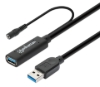 Imagen de Cable USB V3.2 Ext. Tipo A 15.0M Negro, 5Gbps