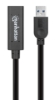 Imagen de Cable USB V3.2 Ext. Tipo A  5.0M Negro, 5Gbps