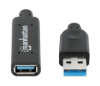 Imagen de Cable USB V3.2 Ext. Tipo A  5.0M Negro, 5Gbps