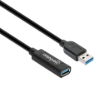 Imagen de Cable USB V3.2 Ext. Tipo A  5.0M Negro, 5Gbps