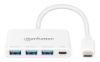 Imagen de HUB USB-C V3.2  3 Ptos A + 1 Pto C PD 100W, 5Gbps