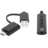 Imagen de Convertidor USB 2.0 / USB-C a Tarjeta Sonido 3.5 mm, cable con controles