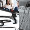 Imagen de Convertidor USB 2.0 / USB-C a Tarjeta Sonido 3.5 mm, cable con controles