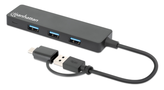 Imagen de HUB USB-A/C  V3.2  4 Ptos A, 5Gbps