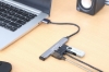 Imagen de HUB USB-A V2.0  3 Ptos y V3.0 1 Pto, Alumini
