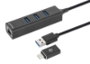 Imagen de Adaptador de Red GB USB A/C +Hub 3 ptos V3.0
